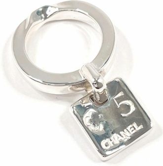 Chanel Silver Silver Band Ring (Pre-Owned)