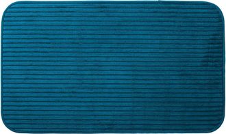 Gözze Badematte »Berlin« Höhe 7 mm rutschhemmend beschichtet fussbodenheizungsgeeignet Badteppich, Uni Farben, Cord Optik, waschbar