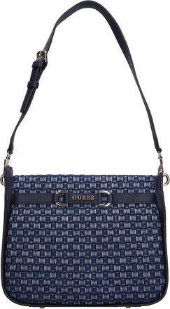 Guess Majka Hobo Bag - Dames - Schoudertassen - Blauw - ONE Size - Leer - Tassen
