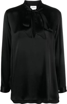 P.A.R.O.S.H. Long Sleeve Shirt - Dames - Blouses - Zwart - M - Overhemden