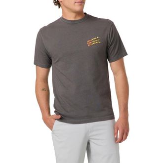 O'Neill Circle Freak Boxy Cotton Graphic T-Shirt in Grey Mineral at Nordstrom, Size Xx-Large