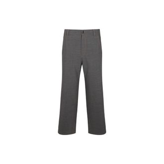 Brunello Cucinelli Medium Grey Tailored Trousers, Brand Size 40 (US Size 6)