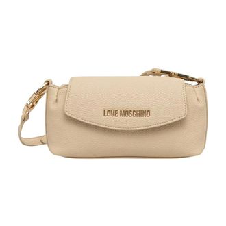 Love Moschino Dames, Tassen, Beige, Maat: ONE Size Leer