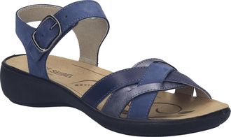 Josef Seibel Dames Sandaal Ibiza 16 in blauw