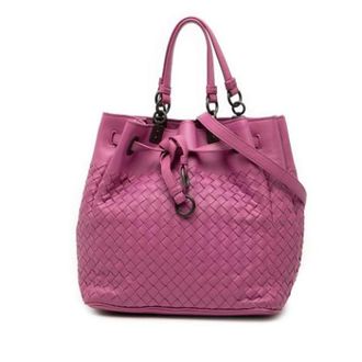 Bottega Veneta Pre-owned Bucket Bags, female, Pink, Size: ONE SIZE Pre-owned Leather Tote