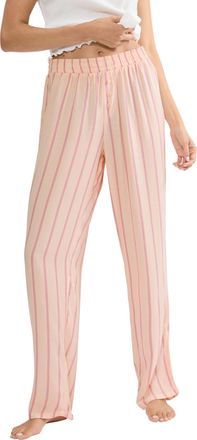 Triumph Pyjamahose TRIUMPH Mix & Match Trousers Viscose 01, Damen, Gr. 36, N-Gr, pink, light combination, Web, Obermaterial: 100% Viskose, bequem lang, Hosen 