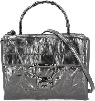 Coccinelle Arlettis Droplet Bag With Metallic Crinkled Finish