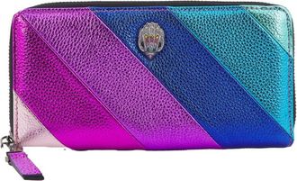 Kurt Geiger K Zip Around Portemonnee - Dames - Portefeuilles - Veelkleurig - ONE Size - Leer - Accessoires