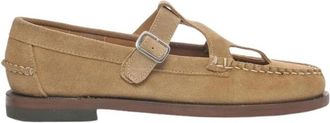 Sebago Angelina Fleshout - Dames - Loafers - Bruin - 41 EU - Leer - Schoenen