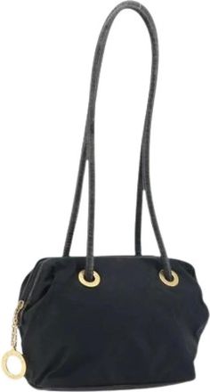 Celine Pre-owned Shoulder Bags, female, Black, Size: ONE SIZE Pre-owned Nylon Shoulder Bag