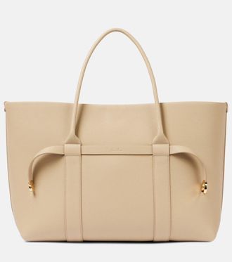 Loro Piana Ghiera Large leather tote bag