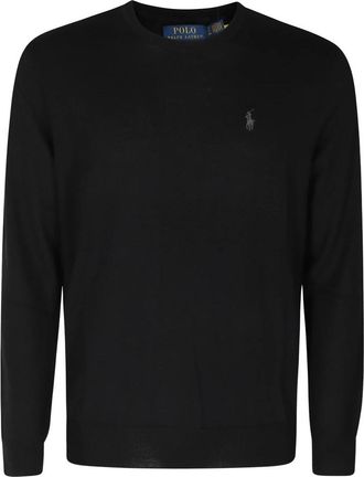 Polo Ralph Lauren Maglieria Girocollo - - Knitwear - Uomo - Nero - XL