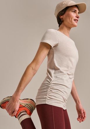 BAM Womens Gathered Hem Air Bamboo T-Shirt - 10