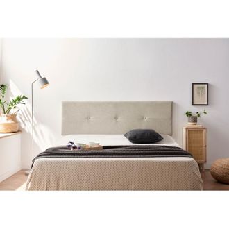 Moonia Moonia - Cabecero Tapizado Napoli Acualine 90x50x5 Cm - Beige Tostado