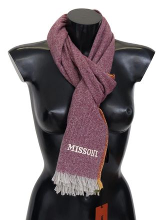 Missoni Heren Marron 100% Cashmere Unisex Wrap Sjaal