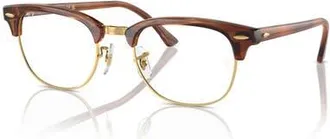 Ray-Ban 53mm Square optical glasses in Tortoise at Nordstrom