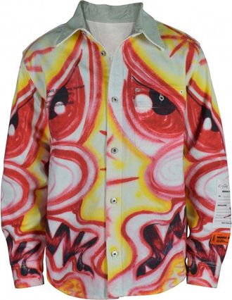 Heron Preston veelkleurige denimjack