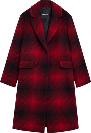 Desigual Mujer, Abrigos, Rojo, Talla: XS