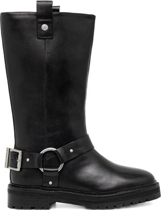 Barbour Freya boots - women - Calf Leather/Polyester/Microfibre/Rubber - 37 - Black