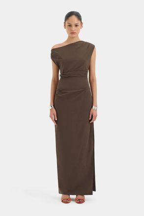 Sir. Sol Off Shoulder Gown In Mocha