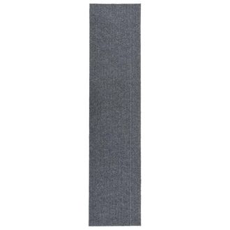 Berkfield Home Dirt Trapper Carpet Runner 100x450 cm Grey | Size: 100 cm diameter