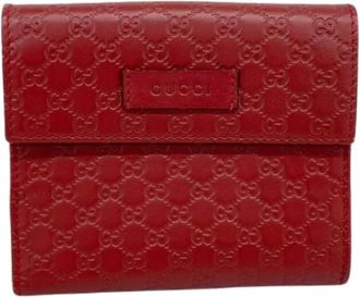 Gucci Pre-owned Wallets, female, Red, Size: ONE SIZE Pre-owned Vintage Wallet
