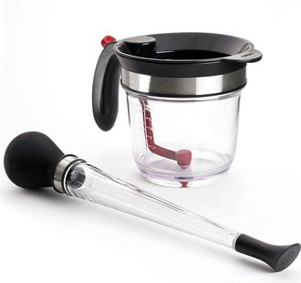 Cuisipro Fat Separator and 3-in-1 Baster Set, Roasting Essentials Set