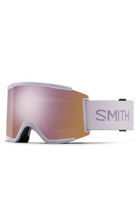 Smith Squad MAG 186mm Snow Goggles in Lunar Fog/Chromapop Rose Gold at Nordstrom