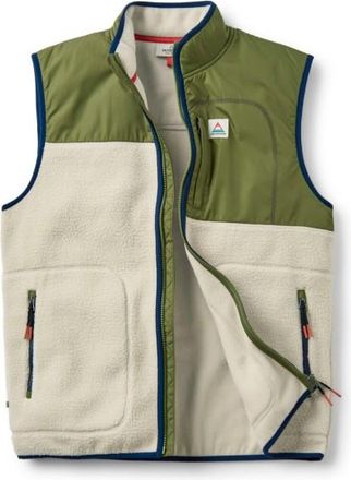 Passenger Offgrid Recycled Sherpa Fleece Vest Fleecegilet f&uuml;r Herren | beige