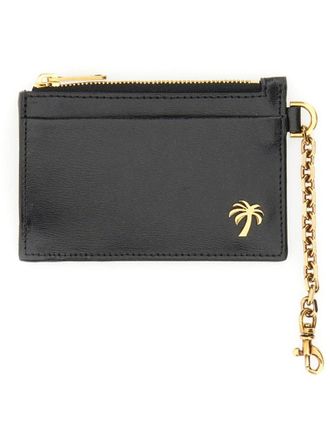 Palm Angels Palm Beach Card Holder With Chain