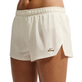 Nike (WMNS) Nike SKIMS Stretch Nylon Runner Shorts Actv Ivory IU2226-108
