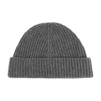 Jil Sander Beanies, male, Gray, Size: ONE SIZE Wool Beanie