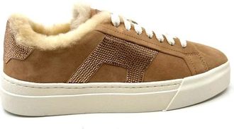 Santoni Schoenen, Dames, Bruin, 38 EU, Sneakers