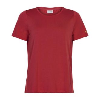 In Front T-shirt Rossa Cuore - Stile Classico - - Tops - Donna - Rosso - S