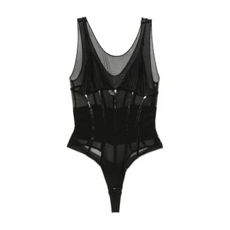 Elisabetta Franchi Dames, Tops, Zwart, Maat: XL