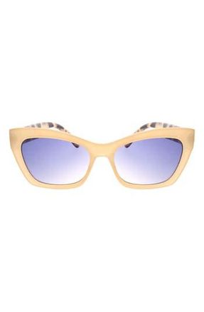 Roxy Swept 55mm Rectangular Sunglasses in Ochre at Nordstrom Rack