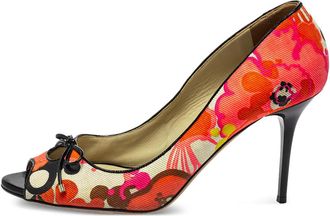 Jimmy Choo London Pumps in pelle a fiori 95mm - Toni neutri