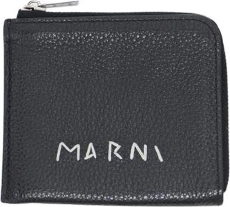 Marni Pre-owned Portemonnee - Dames - Vintage Accessoires - Zwart - ONE Size - Leer - Vintage