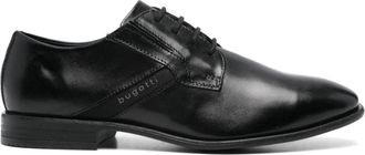Bugatti leather derby shoes - men - Fabric/Calf Leather/Rubber/Calf Leather - 45 - Black