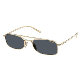Prada D59S Zonnebril - Heren - Accessoires - Geel - Maat: 54 MM Polyamide