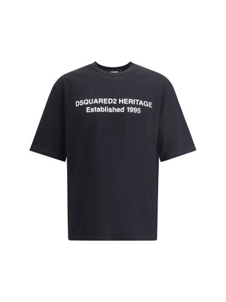 Dsquared2 heritage Black Cotton T-shirt