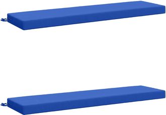 vidaXL Cojines Para Banco De 2 Piezas Soest 2 Uds. 100% Poli&eacute;ster Vidaxl