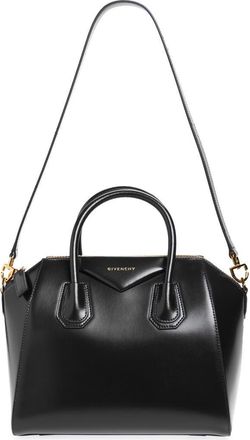 Givenchy Small Antigona Leather Satchel in Black at Nordstrom
