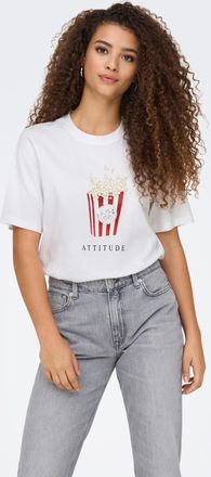 Only Kurzarmshirt »ONLBURST LIFE S/S POPCORN TOP BOX JRS«