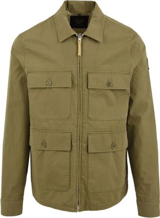 Belstaff Dalesman Jacket - Heren - Zomerjassen - Groen - L - Katoen - Jassen