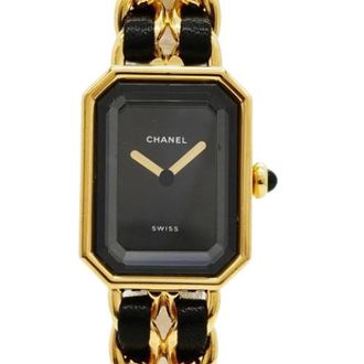 Chanel Pre-owned Watches, female, Black, Size: ONE SIZE Pre-owned Vintage Wristwatch