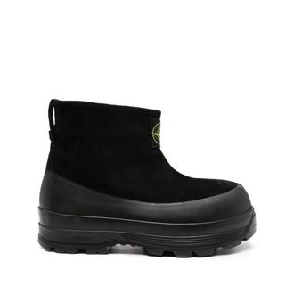 Stone Island Scarpe Nero-Uomo