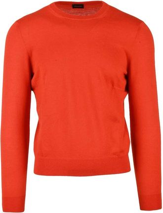Drumohr Crew Neck Cashmere Sweater - Red