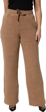 Dolce & Gabbana Brown Logo Plaque SweatWomens Straight Womens Pants (Pre-Owned)