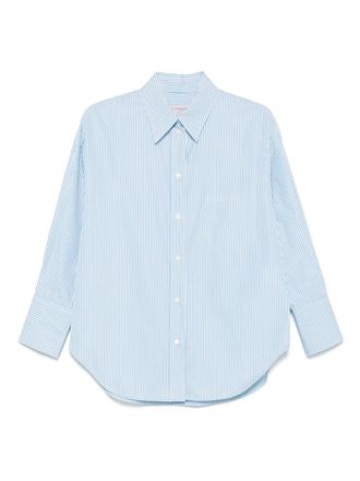 Alberto Biani Womens Cotton Shirt - Light Blue - Size EU 34 (Womens)